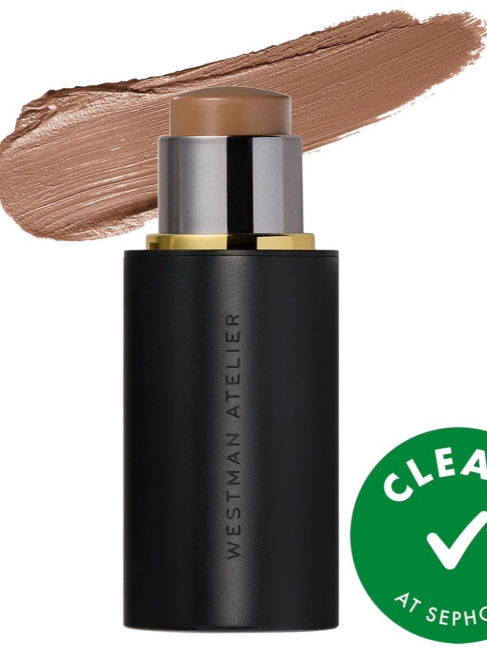 Westman Atelier Stick Bronzer & Contour — Biscuit (Cool Beige Coffee)